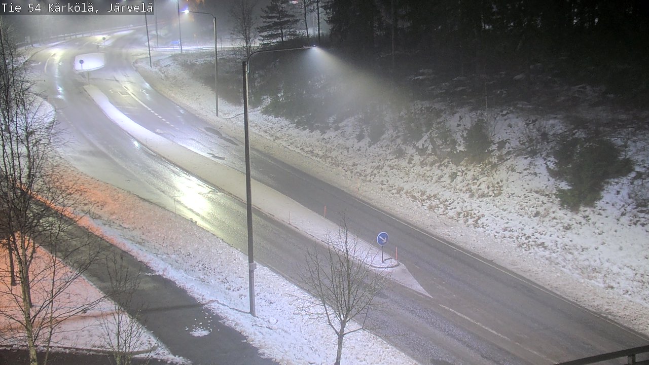 Weather Camera Image Väg 54 Kärkölä, Järvelä, Kärkölä, Päijät-Häme
