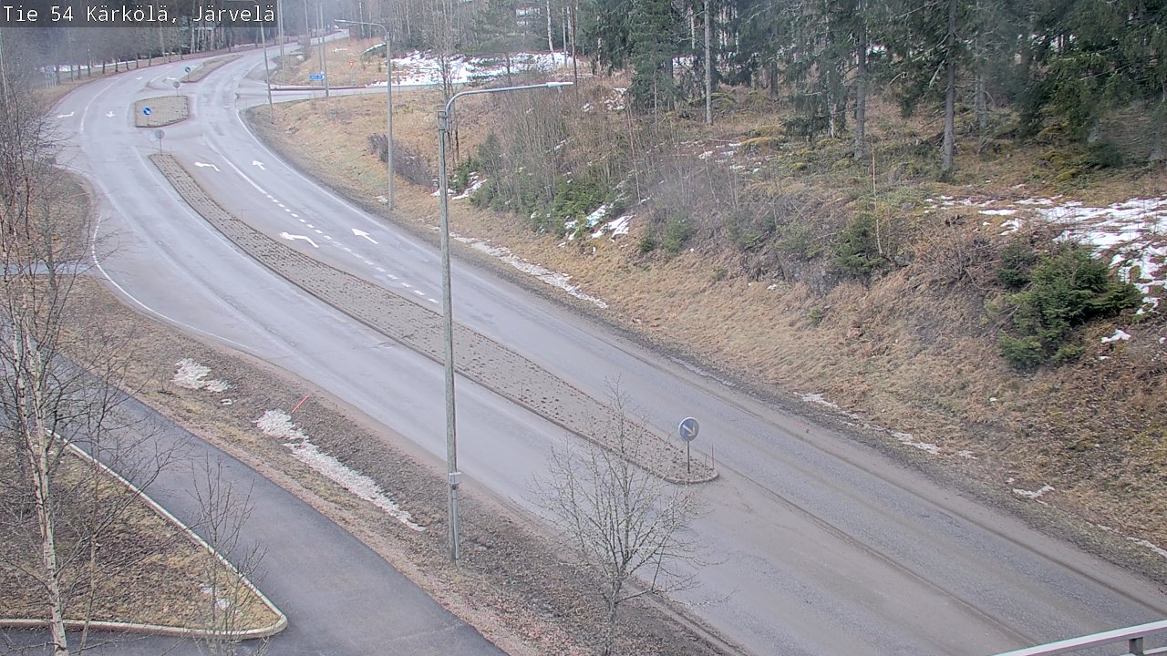 Weather Camera Image Väg 54 Kärkölä, Järvelä, Kärkölä, Päijät-Häme