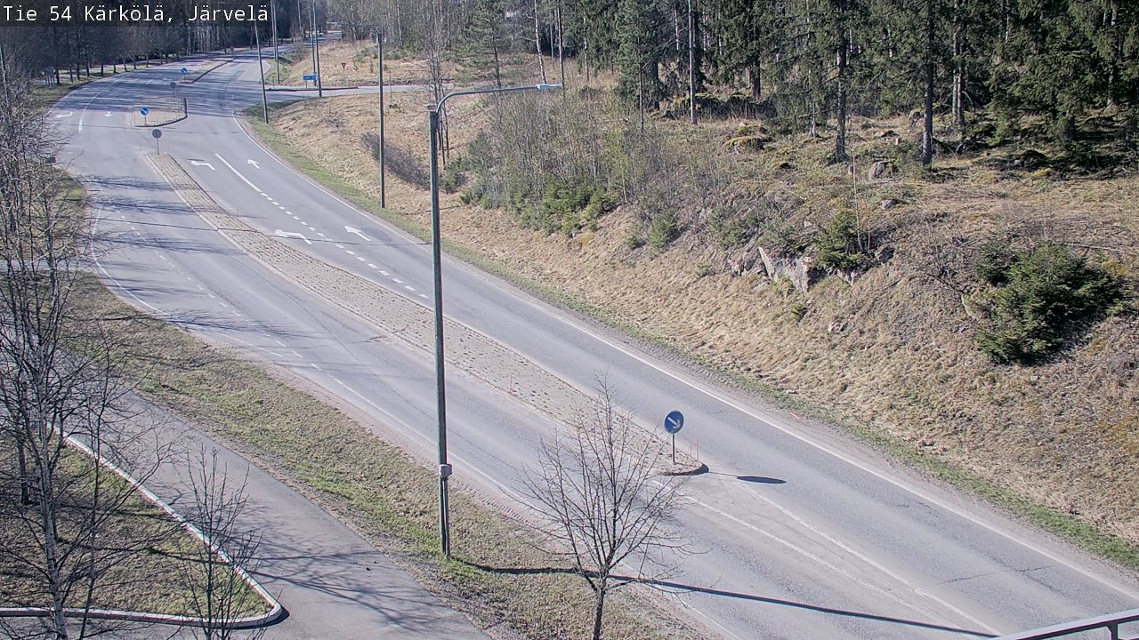 Weather Camera Image Road 54 Kärkölä, Järvelä, Kärkölä, Päijät-Häme