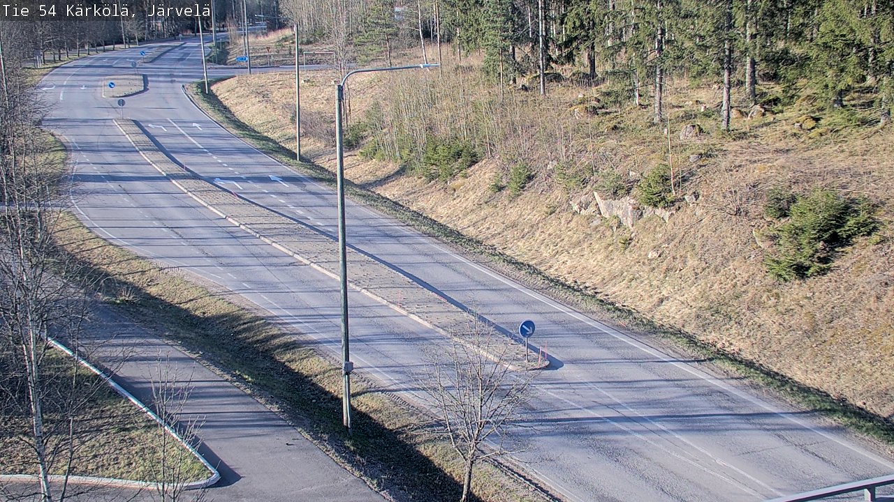 Weather Camera Image Road 54 Kärkölä, Järvelä, Kärkölä, Päijät-Häme
