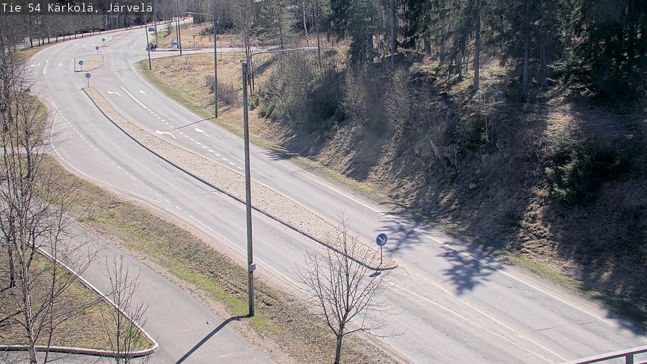 Weather Camera Image Väg 54 Kärkölä, Järvelä, Kärkölä, Päijät-Häme