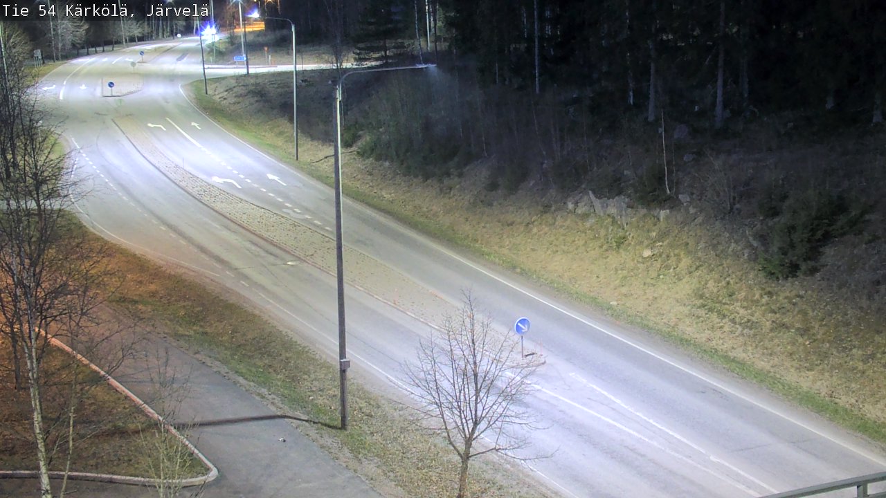 Weather Camera Image Väg 54 Kärkölä, Järvelä, Kärkölä, Päijät-Häme