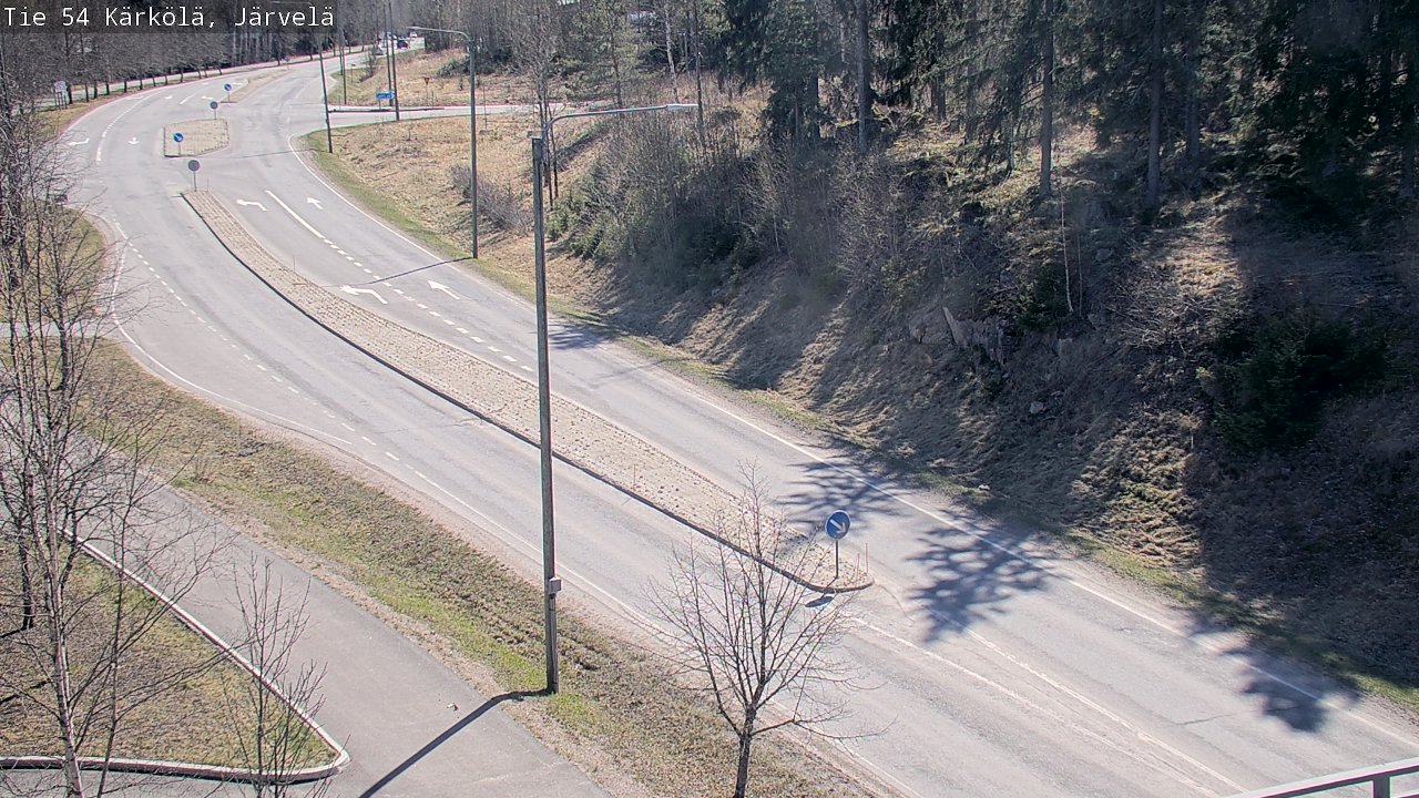 Weather Camera Image Väg 54 Kärkölä, Järvelä, Kärkölä, Päijät-Häme