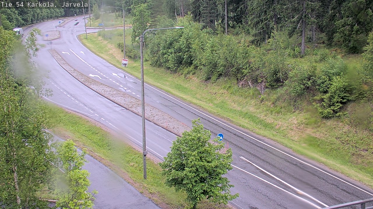 Weather Camera Image Väg 54 Kärkölä, Järvelä, Kärkölä, Päijät-Häme