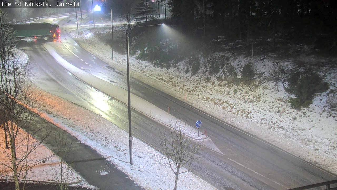 Weather Camera Image Väg 54 Kärkölä, Järvelä, Kärkölä, Päijät-Häme