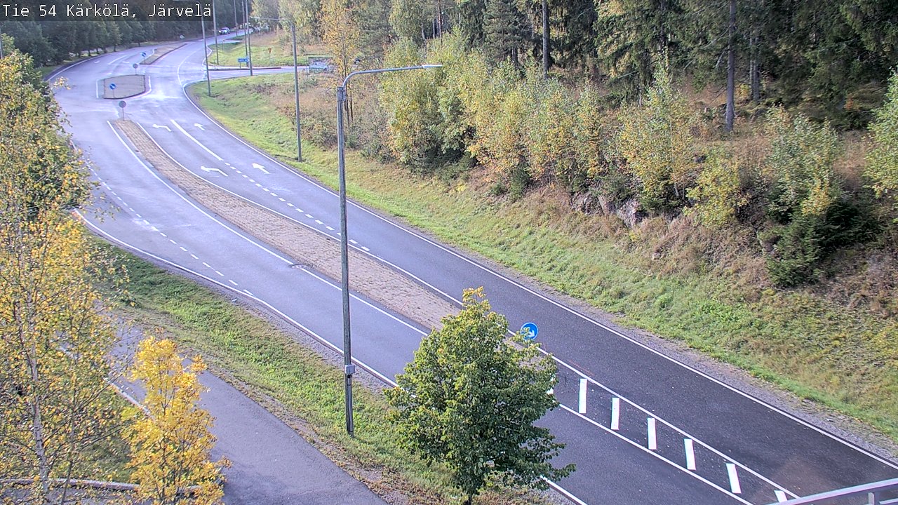 Weather Camera Image Väg 54 Kärkölä, Järvelä, Kärkölä, Päijät-Häme