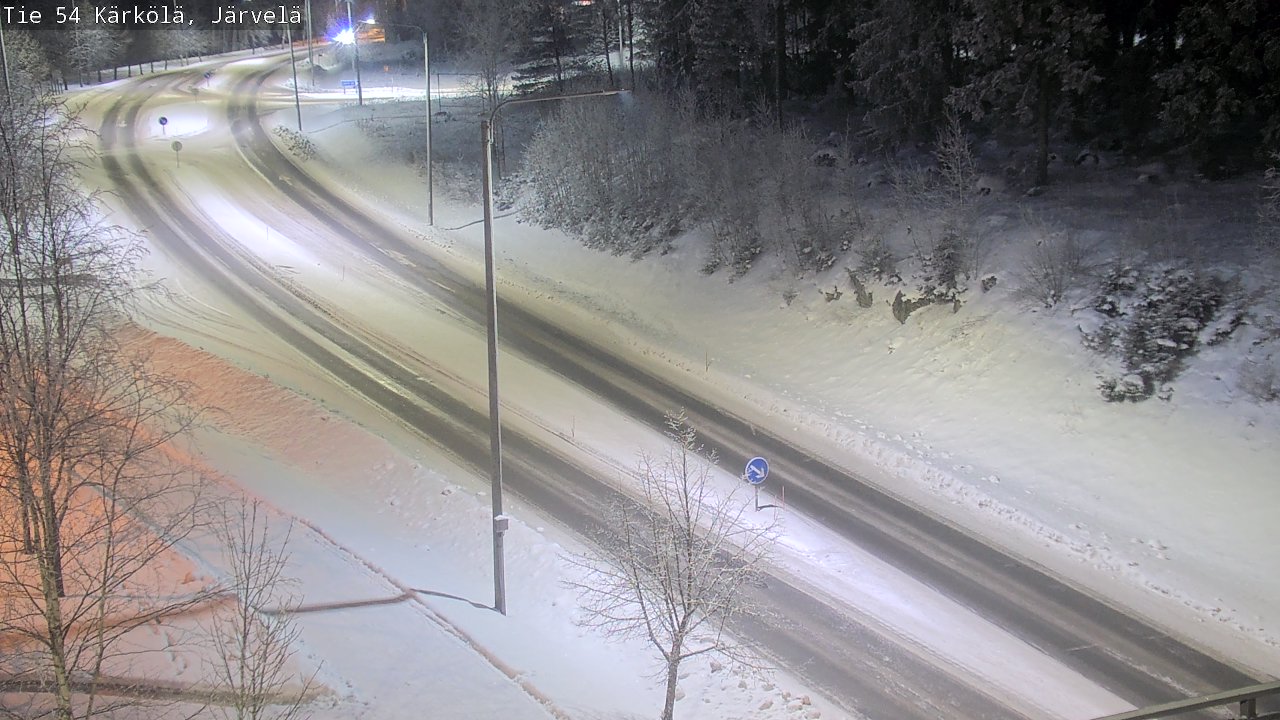 Weather Camera Image Väg 54 Kärkölä, Järvelä, Kärkölä, Päijät-Häme