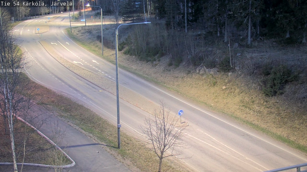 Weather Camera Image Väg 54 Kärkölä, Järvelä, Kärkölä, Päijät-Häme
