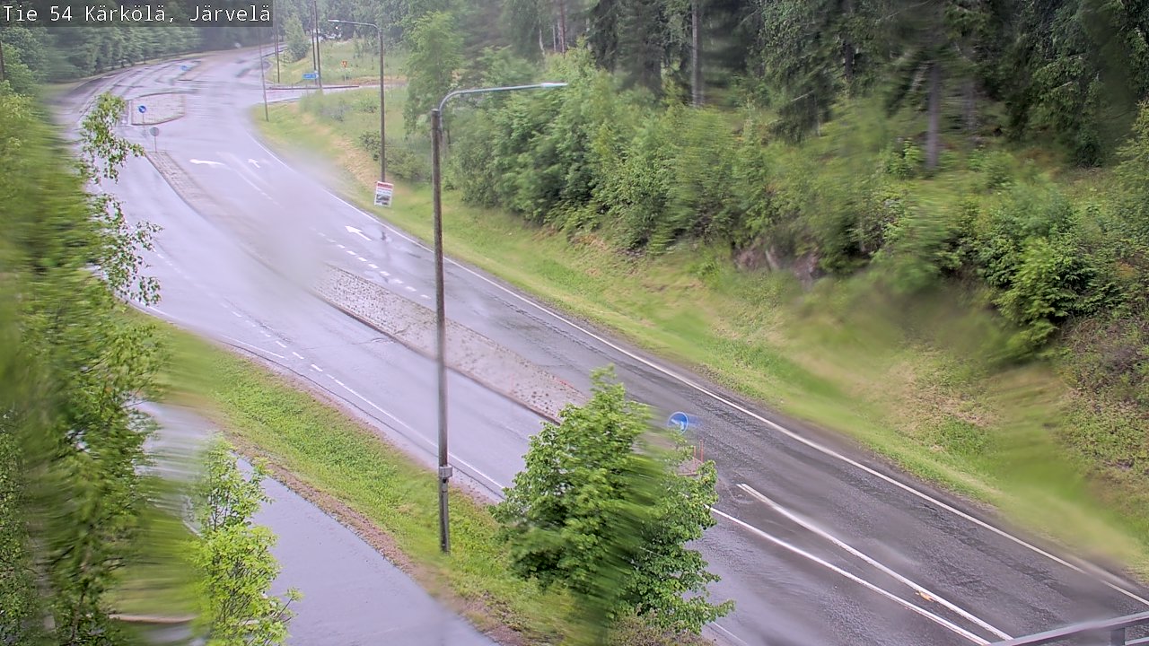 Weather Camera Image Väg 54 Kärkölä, Järvelä, Kärkölä, Päijät-Häme