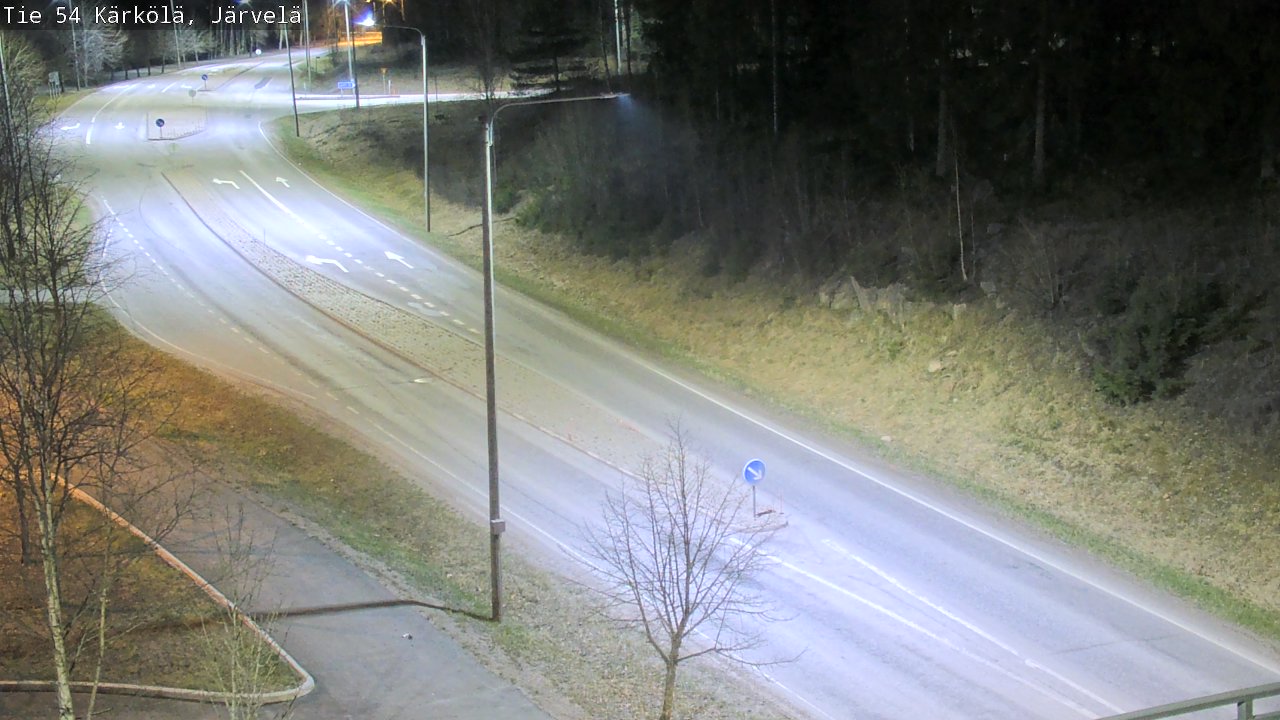 Weather Camera Image Väg 54 Kärkölä, Järvelä, Kärkölä, Päijät-Häme