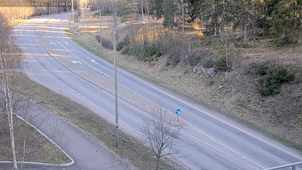 Weather Camera Image Väg 54 Kärkölä, Järvelä, Kärkölä, Päijät-Häme