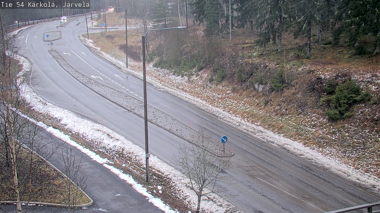 Weather Camera Image Väg 54 Kärkölä, Järvelä, Kärkölä, Päijät-Häme
