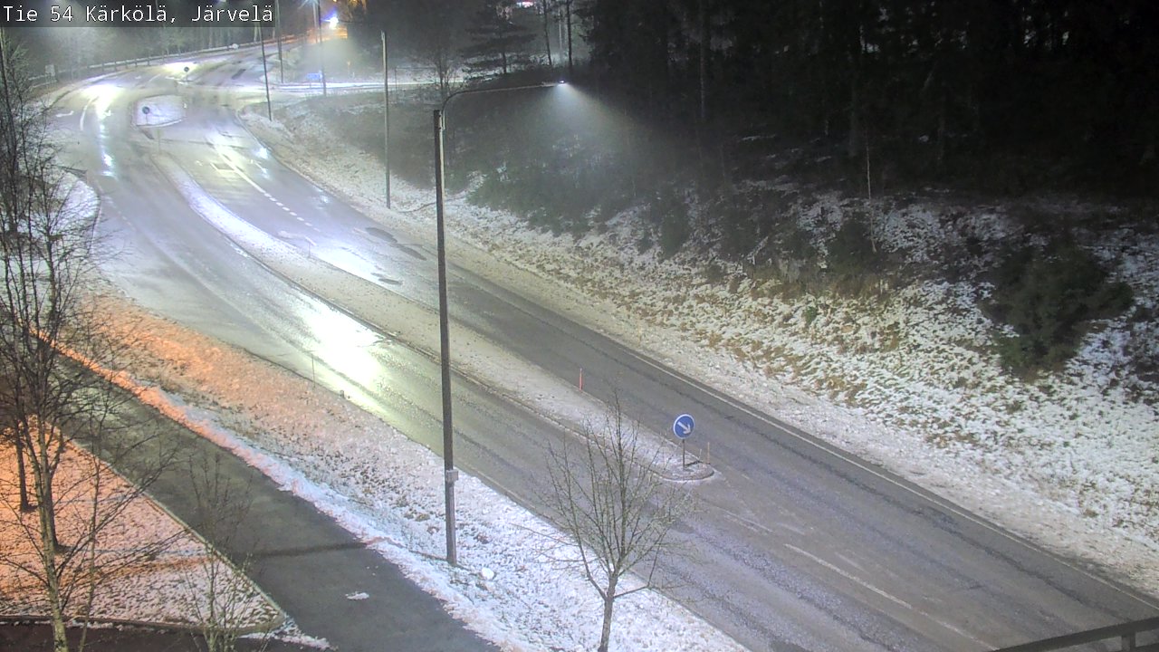 Weather Camera Image Väg 54 Kärkölä, Järvelä, Kärkölä, Päijät-Häme