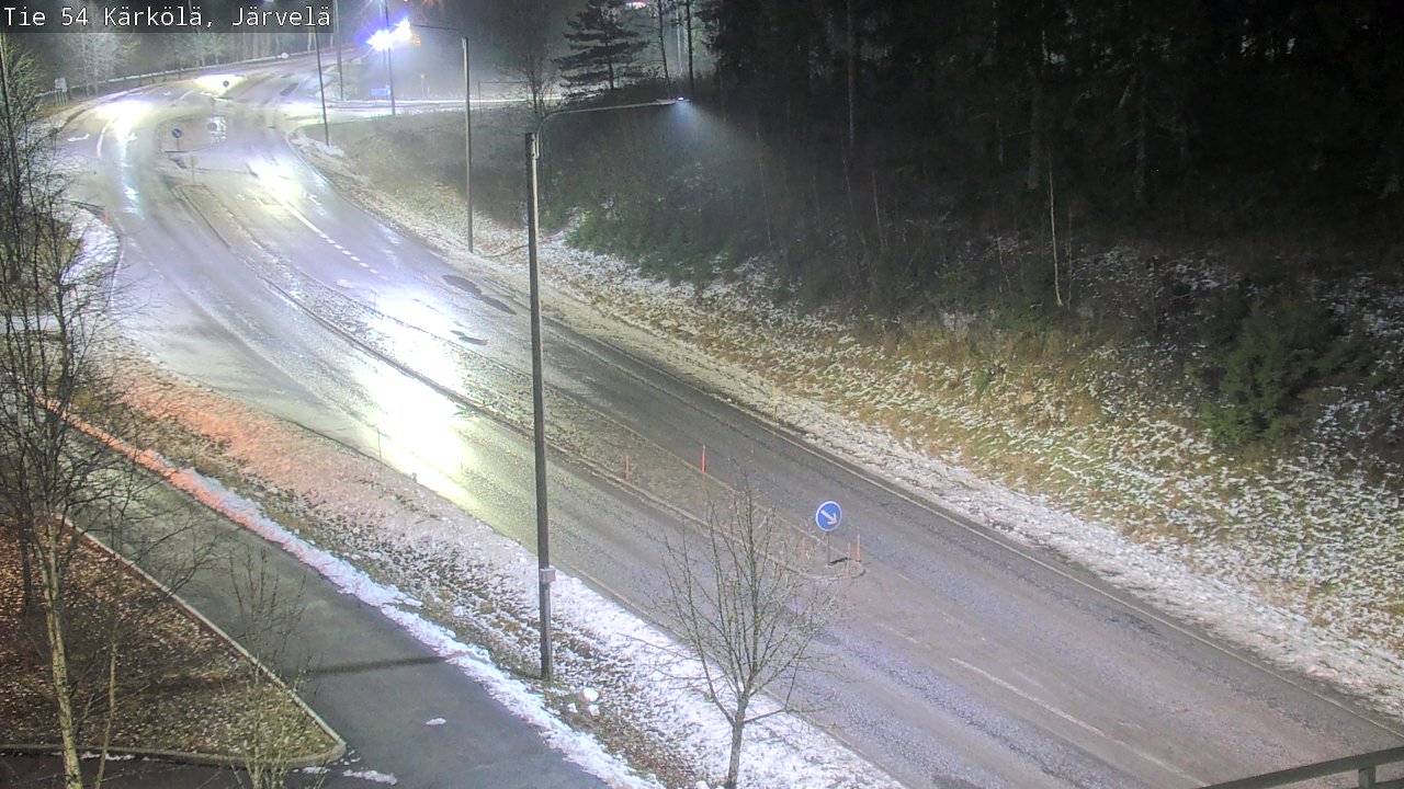 Weather Camera Image Väg 54 Kärkölä, Järvelä, Kärkölä, Päijät-Häme