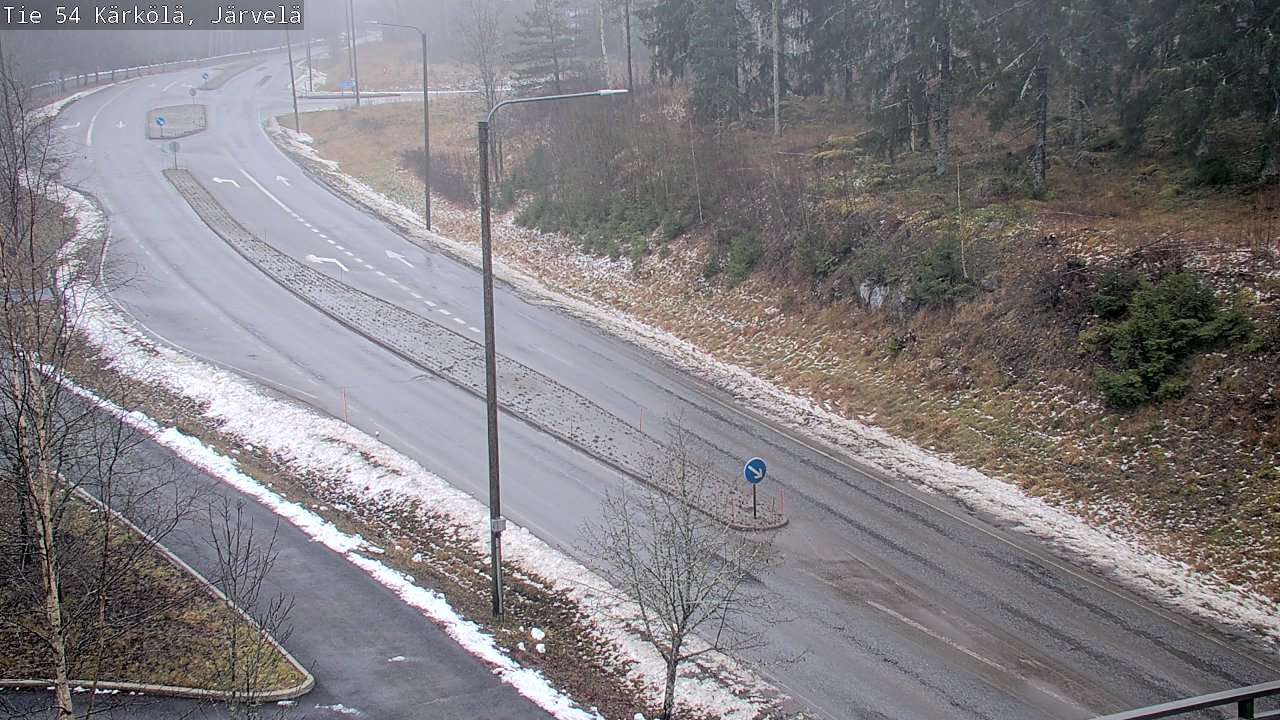 Weather Camera Image Väg 54 Kärkölä, Järvelä, Kärkölä, Päijät-Häme