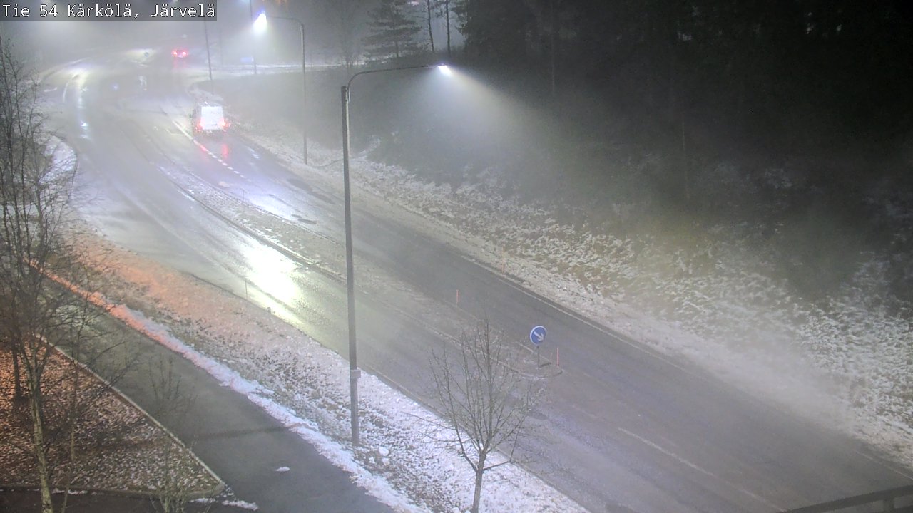 Weather Camera Image Väg 54 Kärkölä, Järvelä, Kärkölä, Päijät-Häme