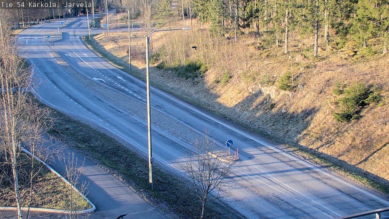 Weather Camera Image Väg 54 Kärkölä, Järvelä, Kärkölä, Päijät-Häme