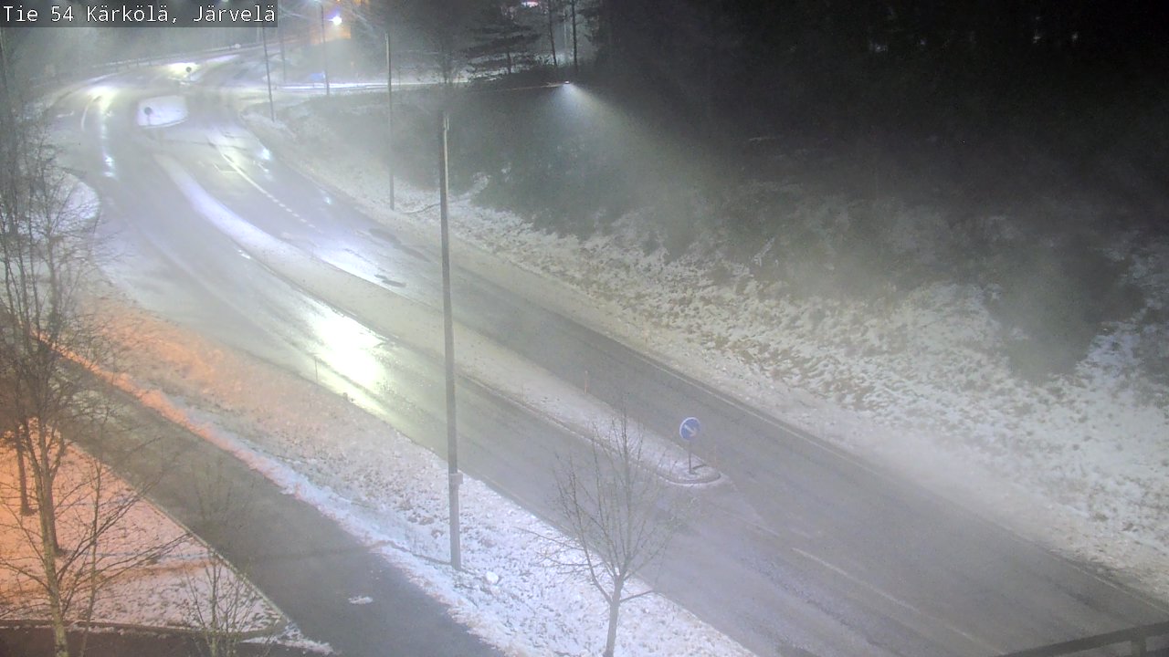 Weather Camera Image Väg 54 Kärkölä, Järvelä, Kärkölä, Päijät-Häme