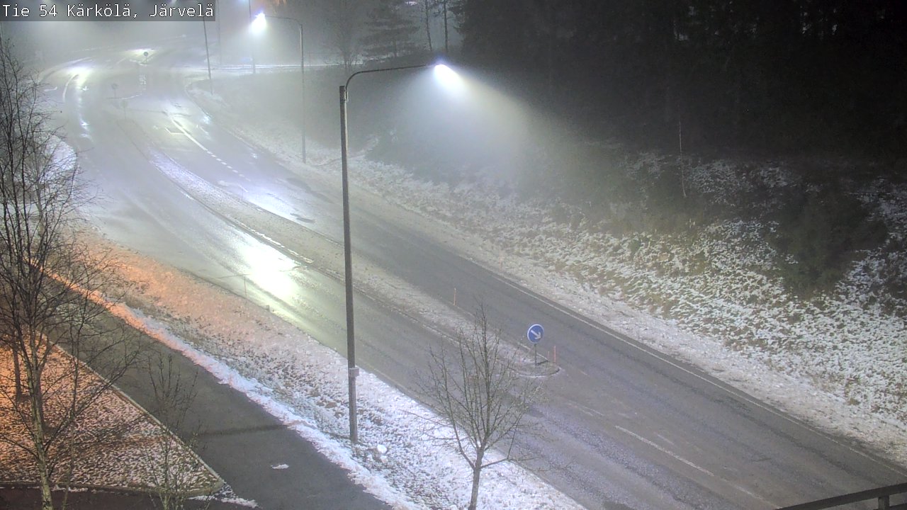 Weather Camera Image Väg 54 Kärkölä, Järvelä, Kärkölä, Päijät-Häme