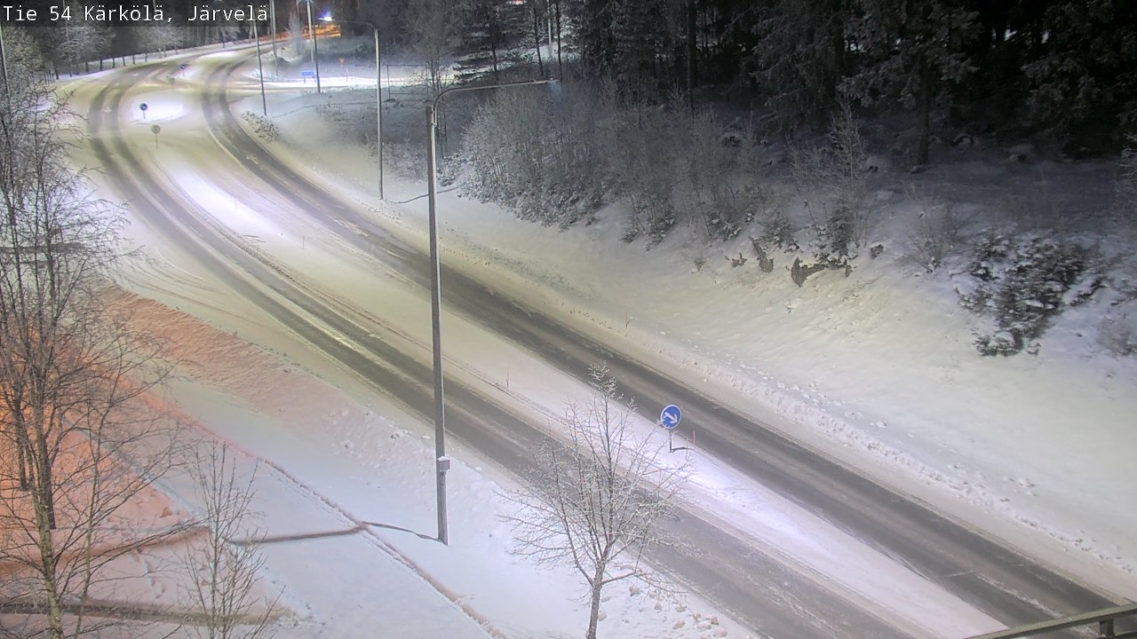 Weather Camera Image Väg 54 Kärkölä, Järvelä, Kärkölä, Päijät-Häme