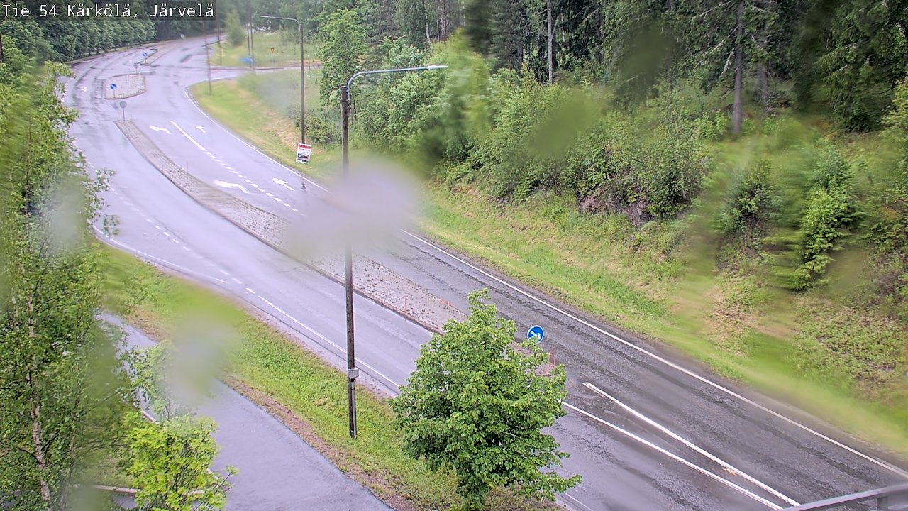 Weather Camera Image Väg 54 Kärkölä, Järvelä, Kärkölä, Päijät-Häme