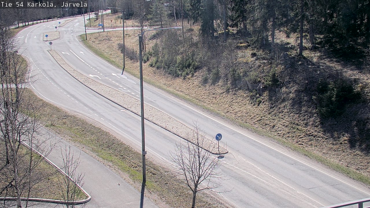 Weather Camera Image Väg 54 Kärkölä, Järvelä, Kärkölä, Päijät-Häme