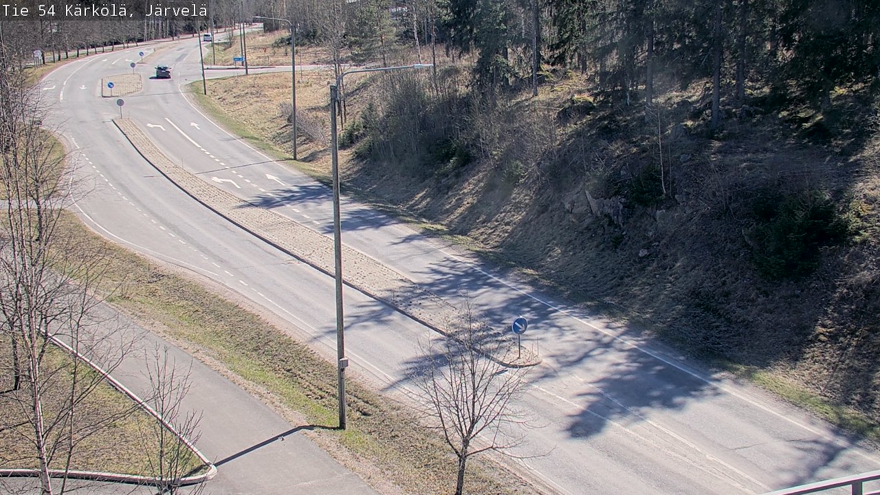 Weather Camera Image Väg 54 Kärkölä, Järvelä, Kärkölä, Päijät-Häme