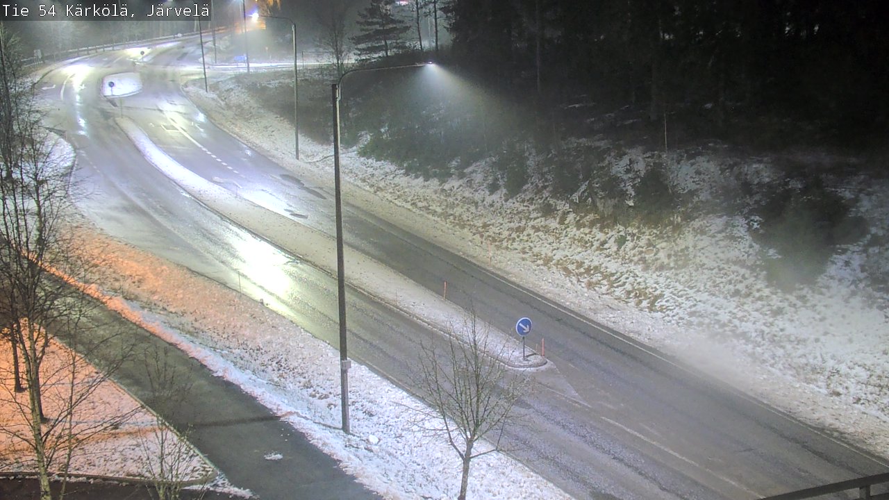 Weather Camera Image Väg 54 Kärkölä, Järvelä, Kärkölä, Päijät-Häme