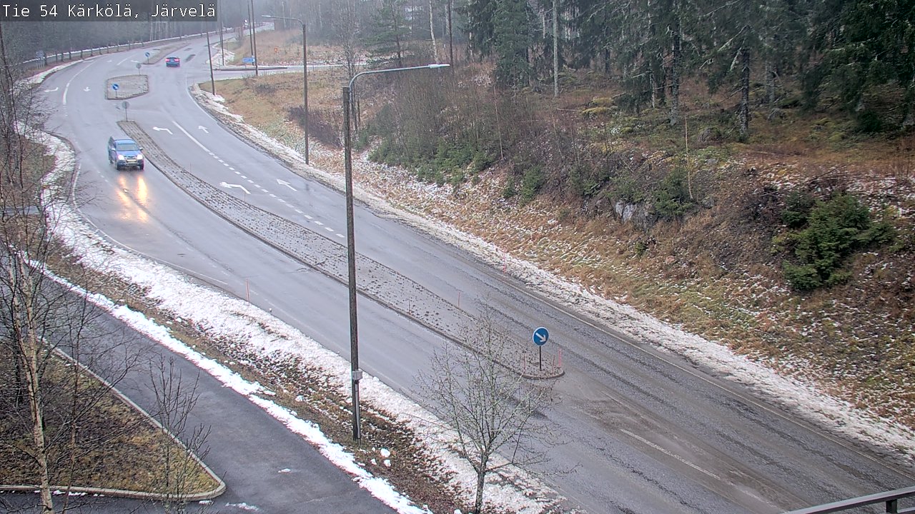 Weather Camera Image Väg 54 Kärkölä, Järvelä, Kärkölä, Päijät-Häme