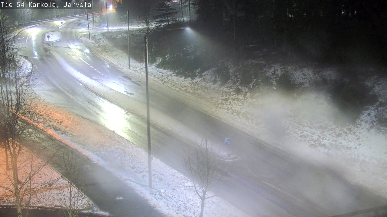 Weather Camera Image Väg 54 Kärkölä, Järvelä, Kärkölä, Päijät-Häme