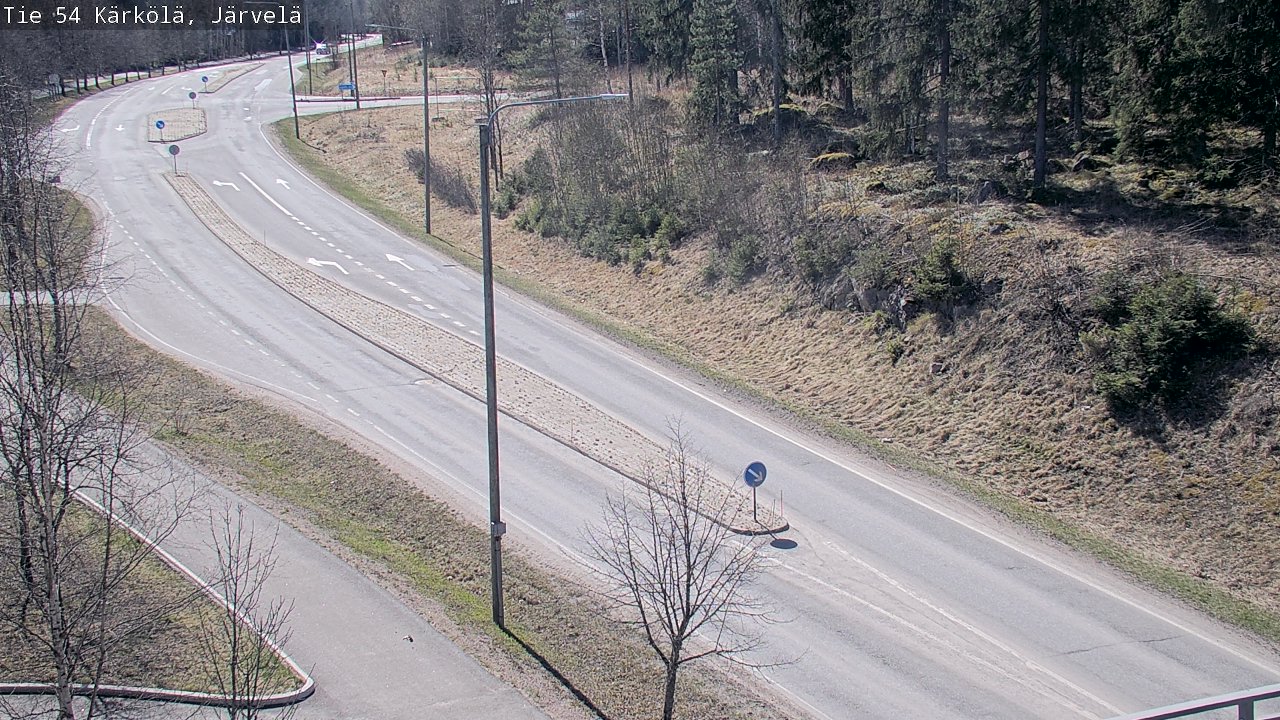 Weather Camera Image Väg 54 Kärkölä, Järvelä, Kärkölä, Päijät-Häme