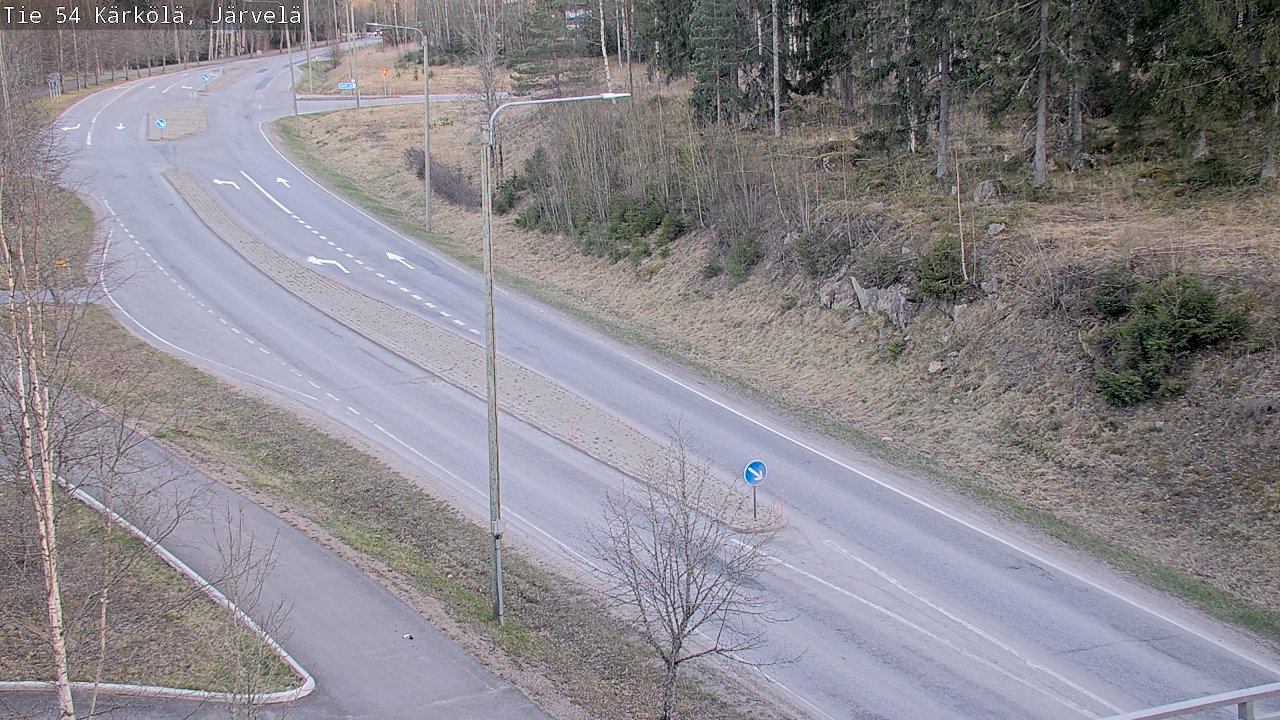 Weather Camera Image Väg 54 Kärkölä, Järvelä, Kärkölä, Päijät-Häme