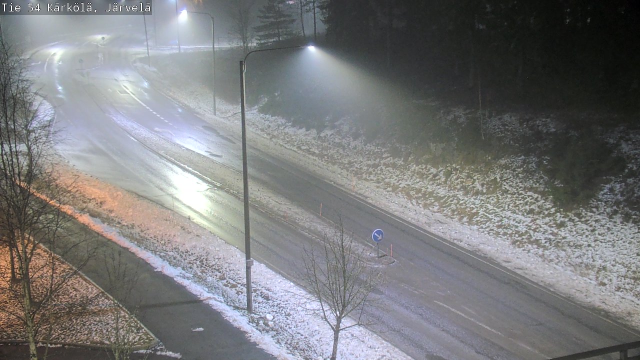 Weather Camera Image Väg 54 Kärkölä, Järvelä, Kärkölä, Päijät-Häme