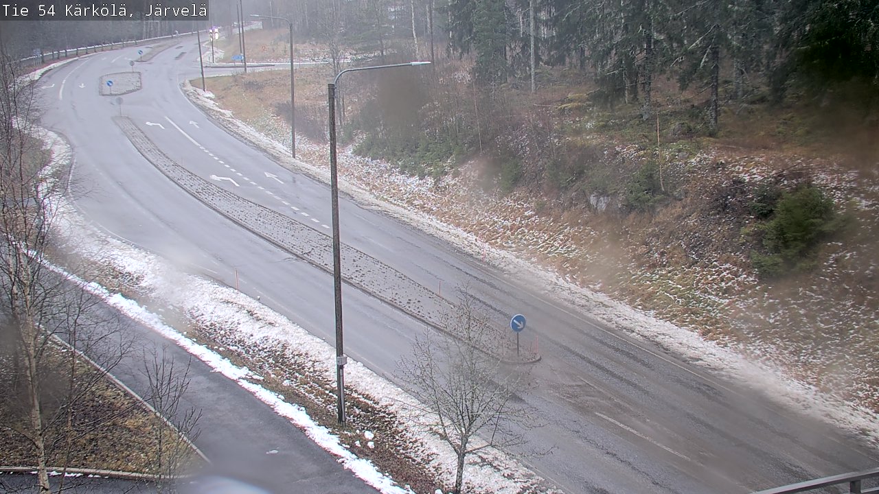Weather Camera Image Väg 54 Kärkölä, Järvelä, Kärkölä, Päijät-Häme