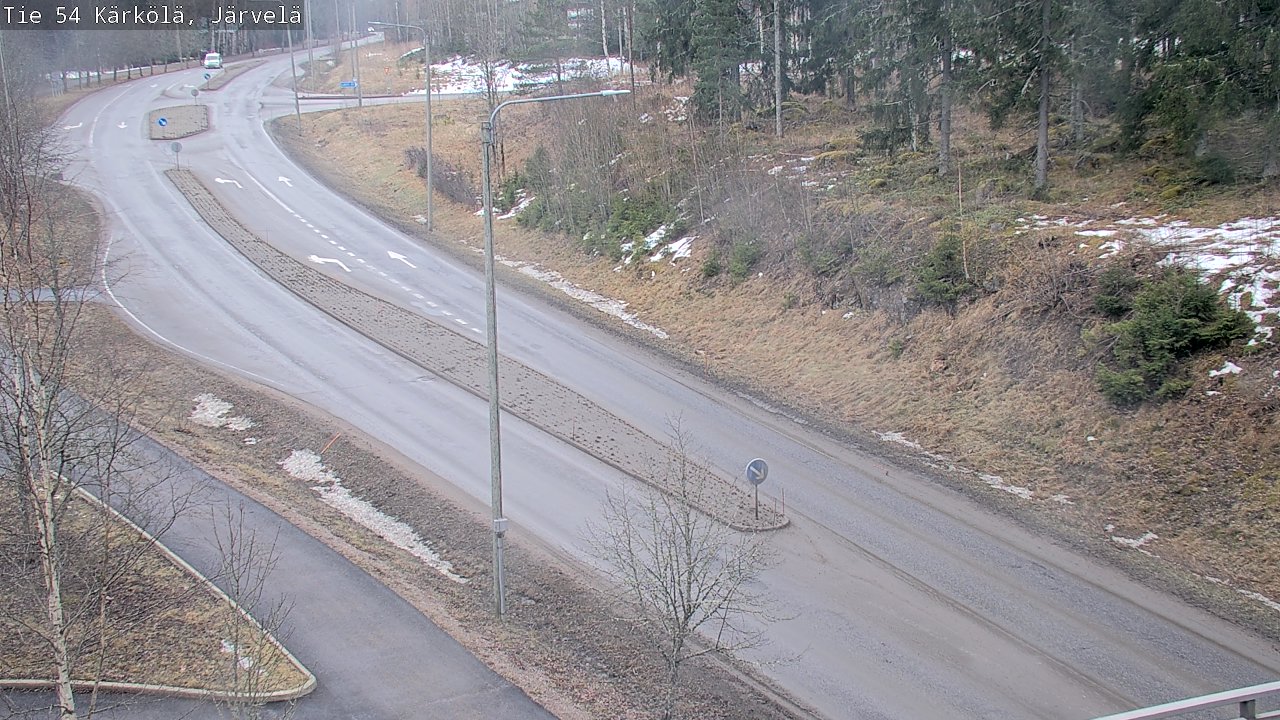 Weather Camera Image Väg 54 Kärkölä, Järvelä, Kärkölä, Päijät-Häme