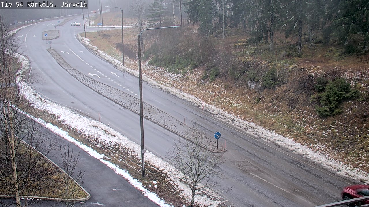 Weather Camera Image Väg 54 Kärkölä, Järvelä, Kärkölä, Päijät-Häme