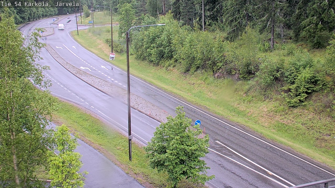 Weather Camera Image Väg 54 Kärkölä, Järvelä, Kärkölä, Päijät-Häme