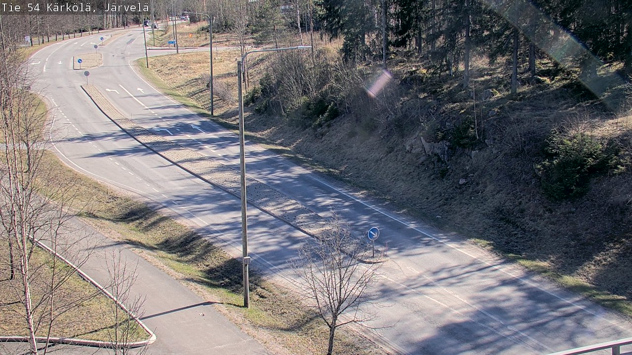 Weather Camera Image Väg 54 Kärkölä, Järvelä, Kärkölä, Päijät-Häme