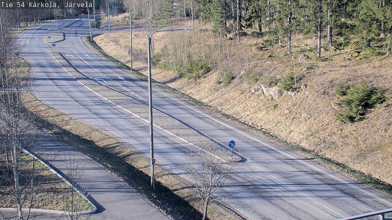 Weather Camera Image Väg 54 Kärkölä, Järvelä, Kärkölä, Päijät-Häme