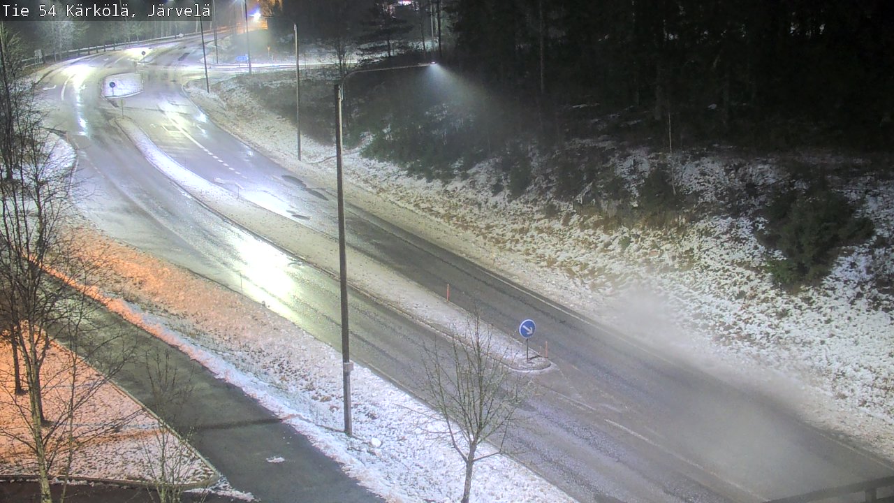 Weather Camera Image Väg 54 Kärkölä, Järvelä, Kärkölä, Päijät-Häme