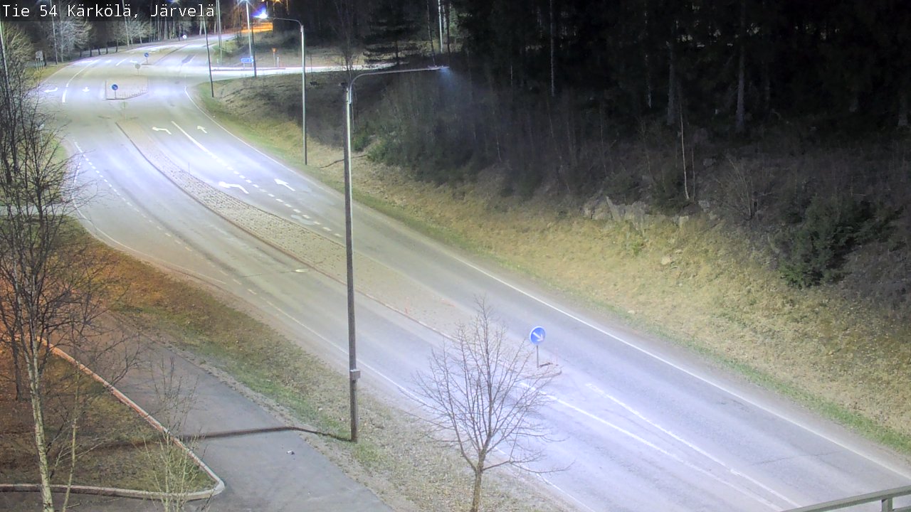 Weather Camera Image Väg 54 Kärkölä, Järvelä, Kärkölä, Päijät-Häme