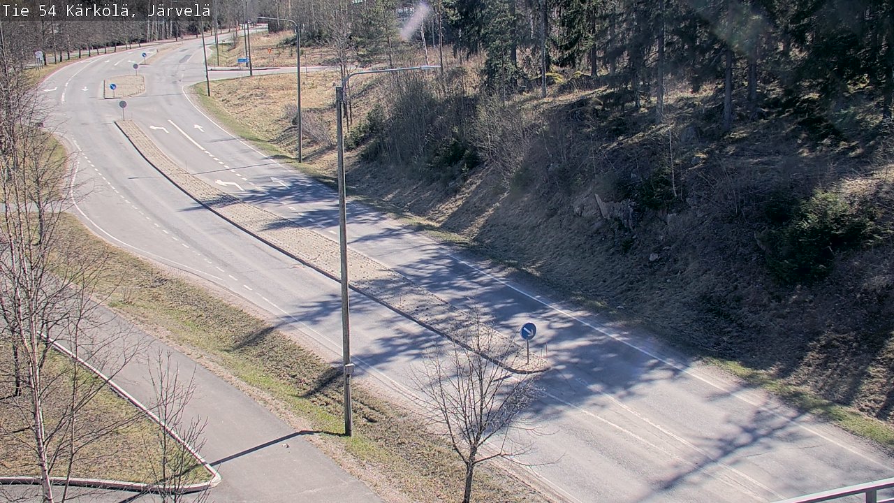 Weather Camera Image Väg 54 Kärkölä, Järvelä, Kärkölä, Päijät-Häme