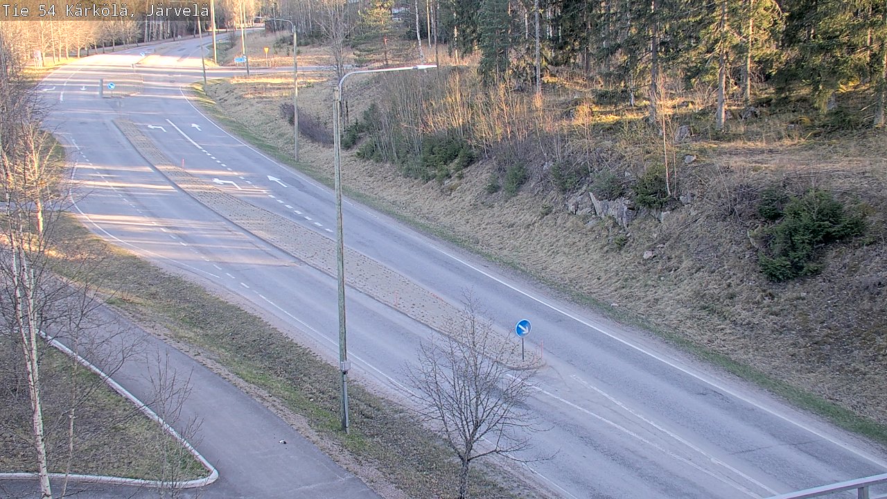 Weather Camera Image Väg 54 Kärkölä, Järvelä, Kärkölä, Päijät-Häme