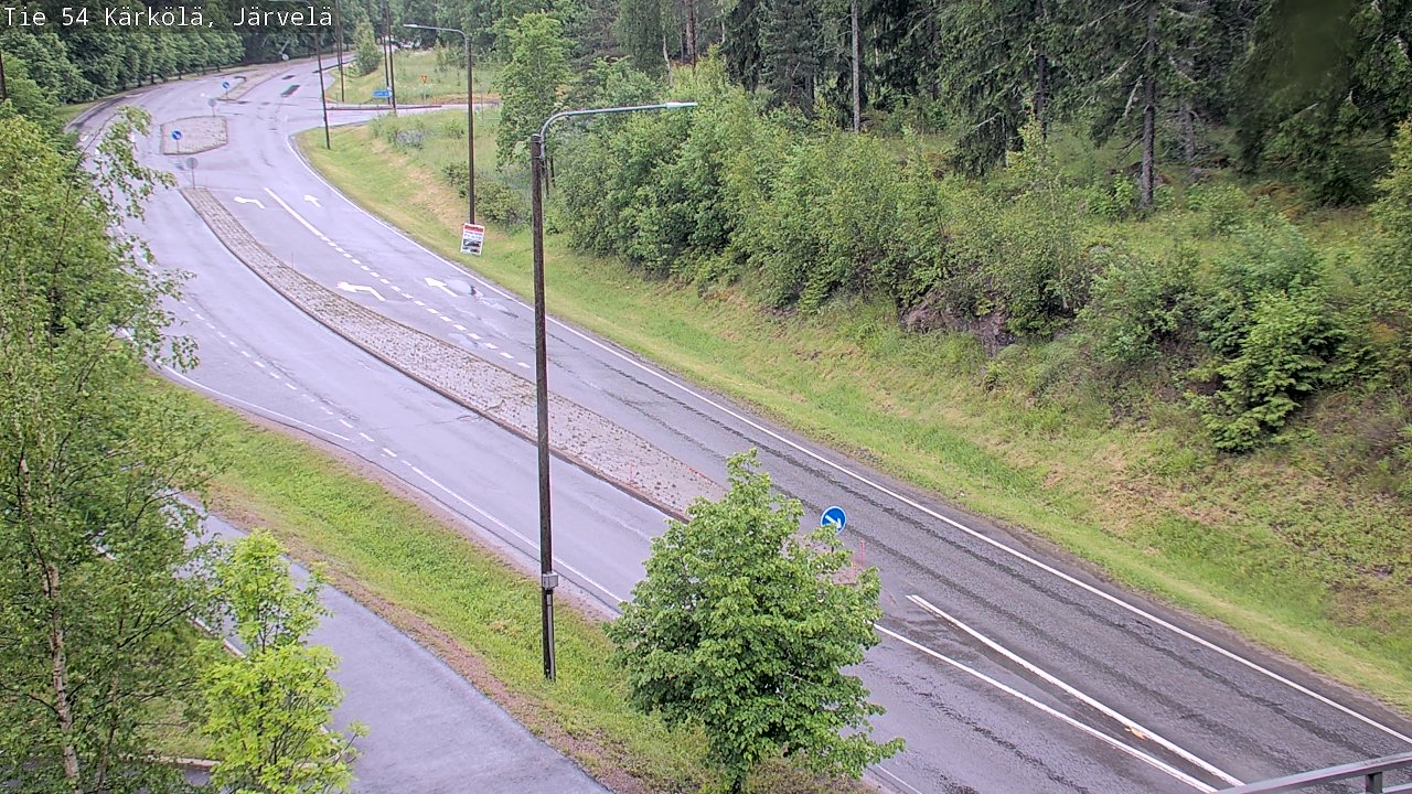 Weather Camera Image Väg 54 Kärkölä, Järvelä, Kärkölä, Päijät-Häme