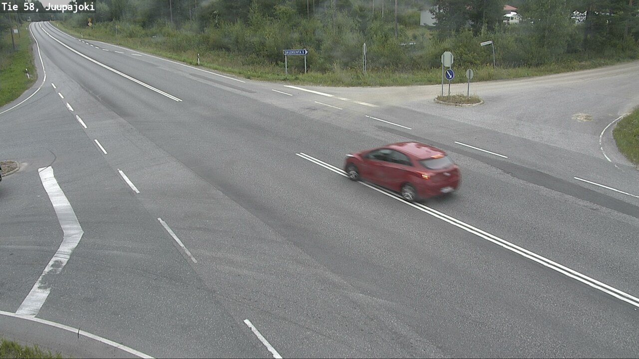Weather Camera Image Väg 58 Juupajoki, Juupajoki, Pirkanmaa