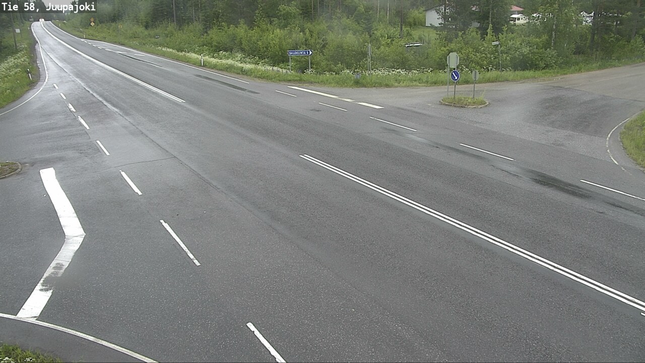 Weather Camera Image Väg 58 Juupajoki, Juupajoki, Pirkanmaa