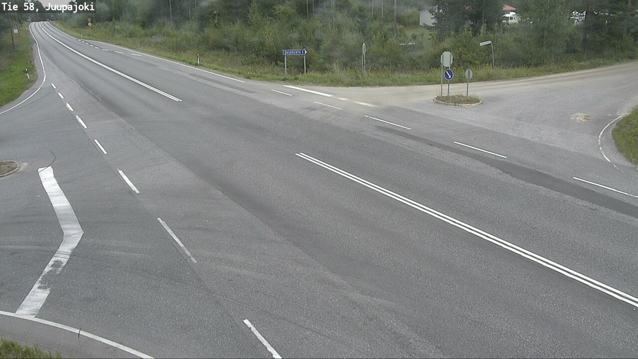 Weather Camera Image Väg 58 Juupajoki, Juupajoki, Pirkanmaa