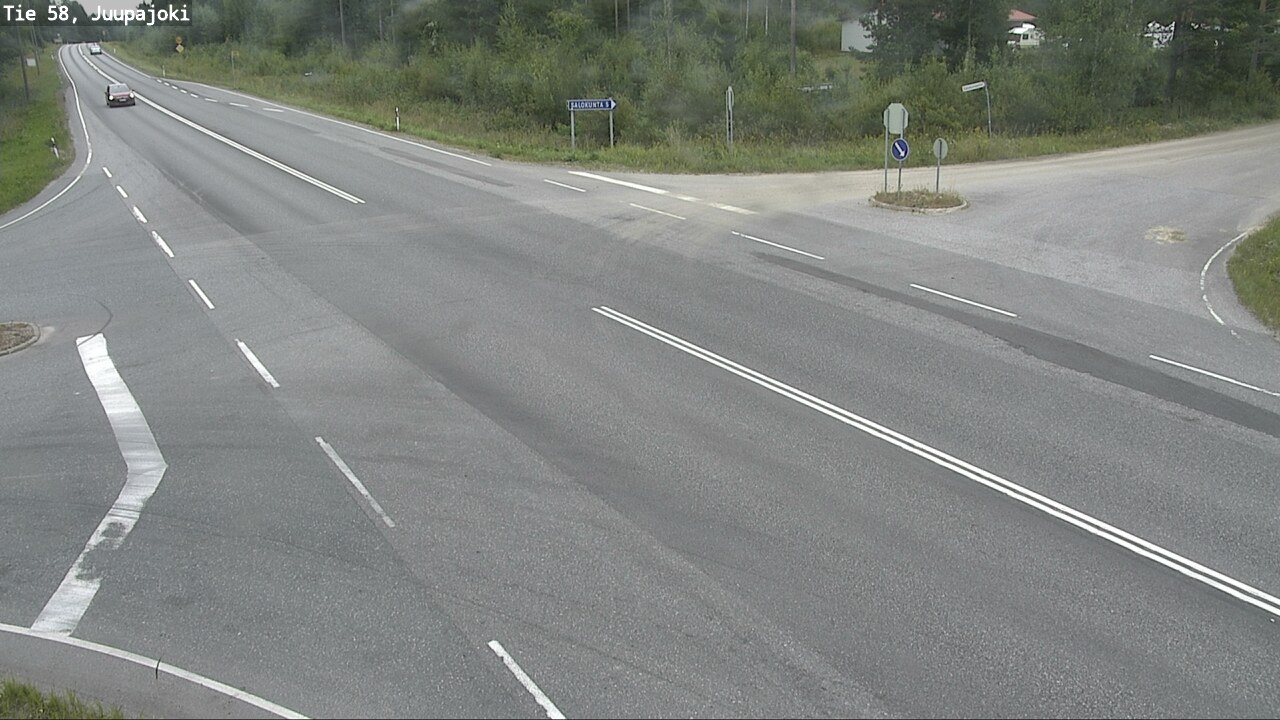 Weather Camera Image Väg 58 Juupajoki, Juupajoki, Pirkanmaa
