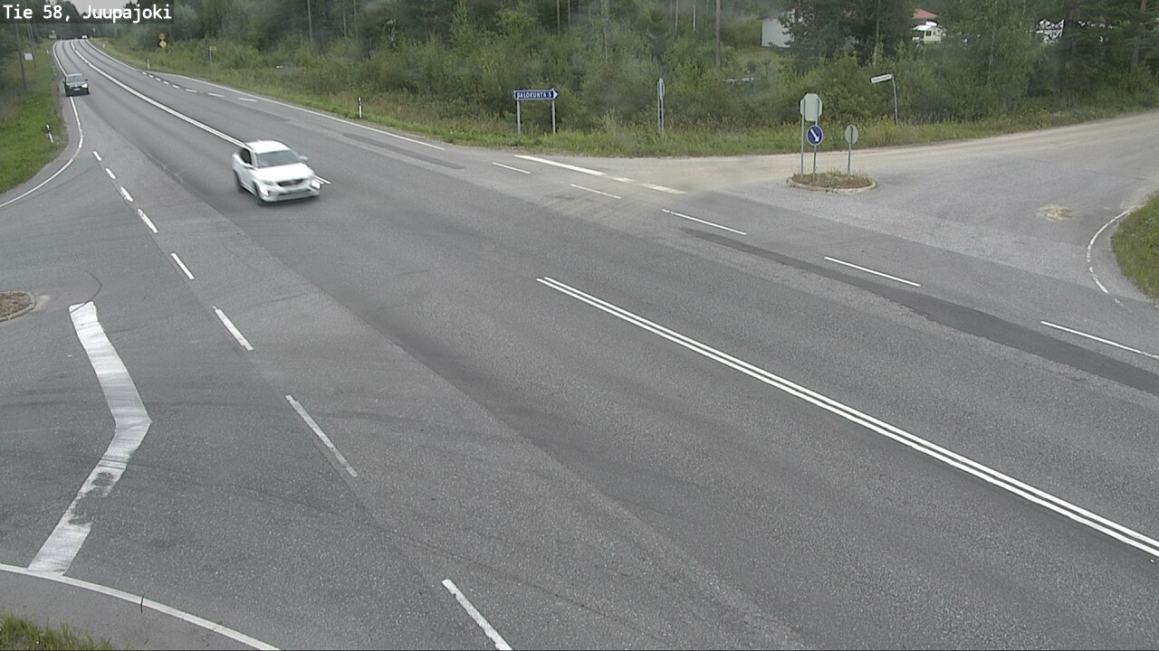 Weather Camera Image Väg 58 Juupajoki, Juupajoki, Pirkanmaa