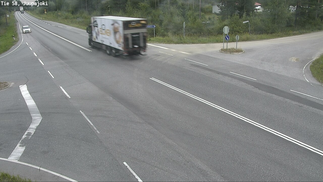 Weather Camera Image Väg 58 Juupajoki, Juupajoki, Pirkanmaa